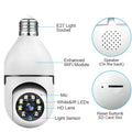 Speed-X Bulb Camera 1080P WiFi 360° Panoramic Security Camera | Night Vision & Two-Way Audio