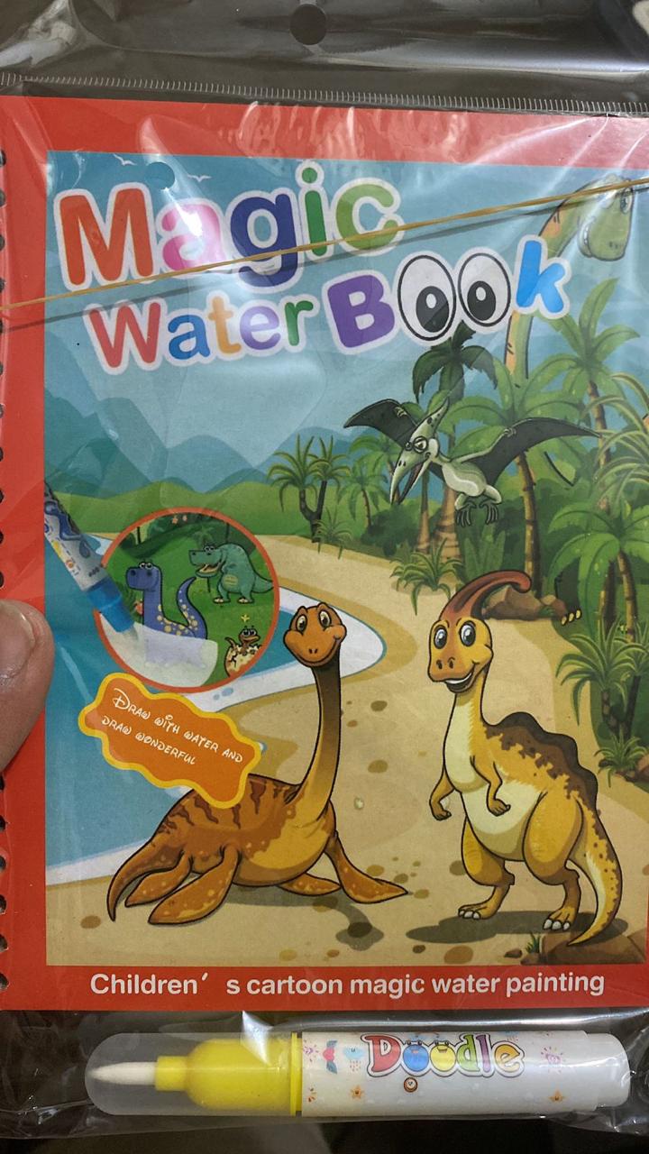 Magic Water Book Painting Drawing Coloring Board Book Doodle & Magic Water Pen