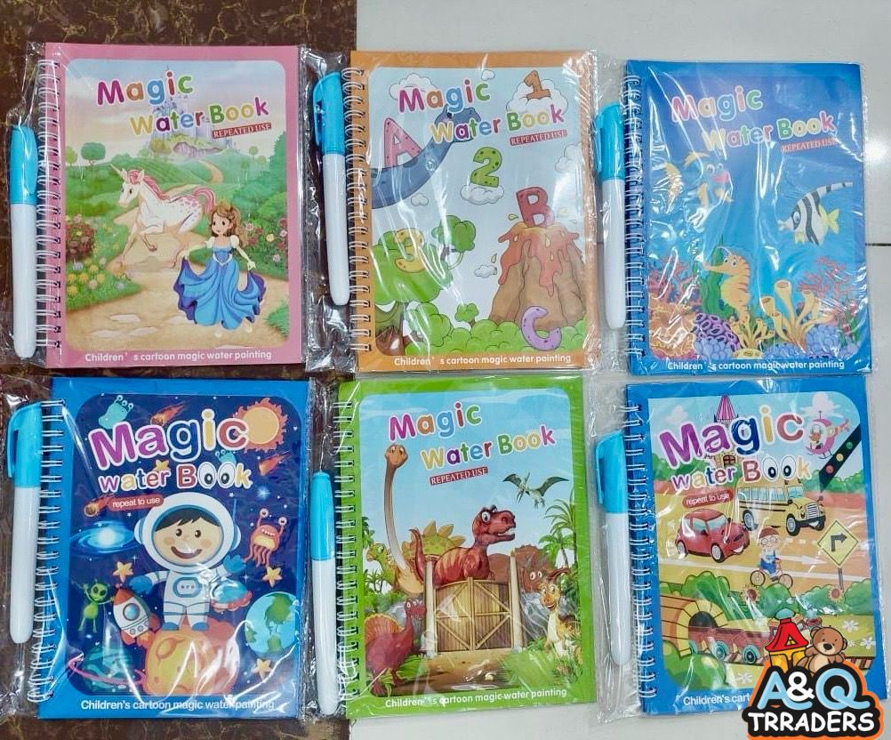 Magic Water Book Painting Drawing Coloring Board Book Doodle & Magic Water Pen